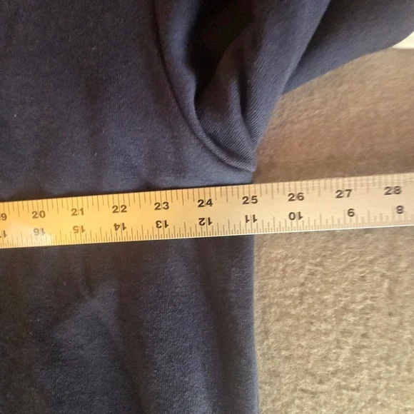 Sergio Tacchini Mens XXL Navy Blue Full Zip Sweatshirt French Terry Sportswear - Picture 14 of 16